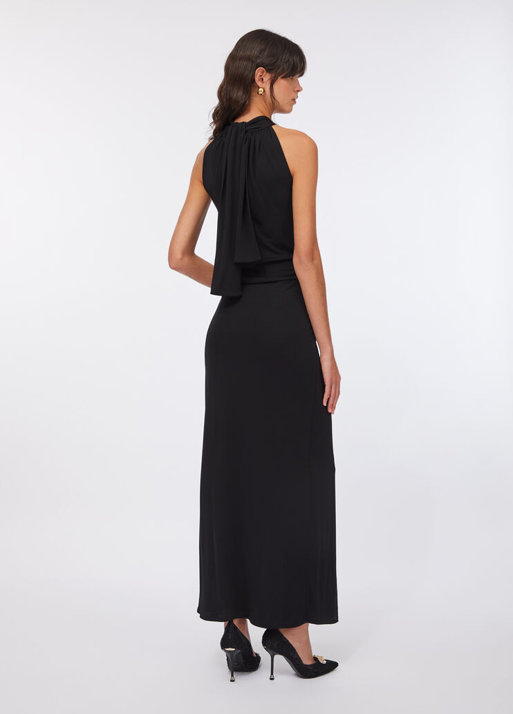 Kleid mit Schal Schwarz Liu Jo - large image number 1