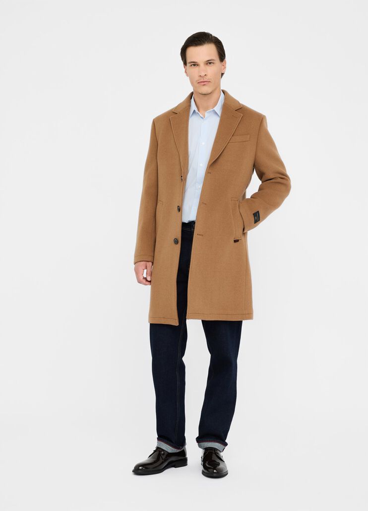 Wool and cashmere coat terracotta Liu Jo - medium