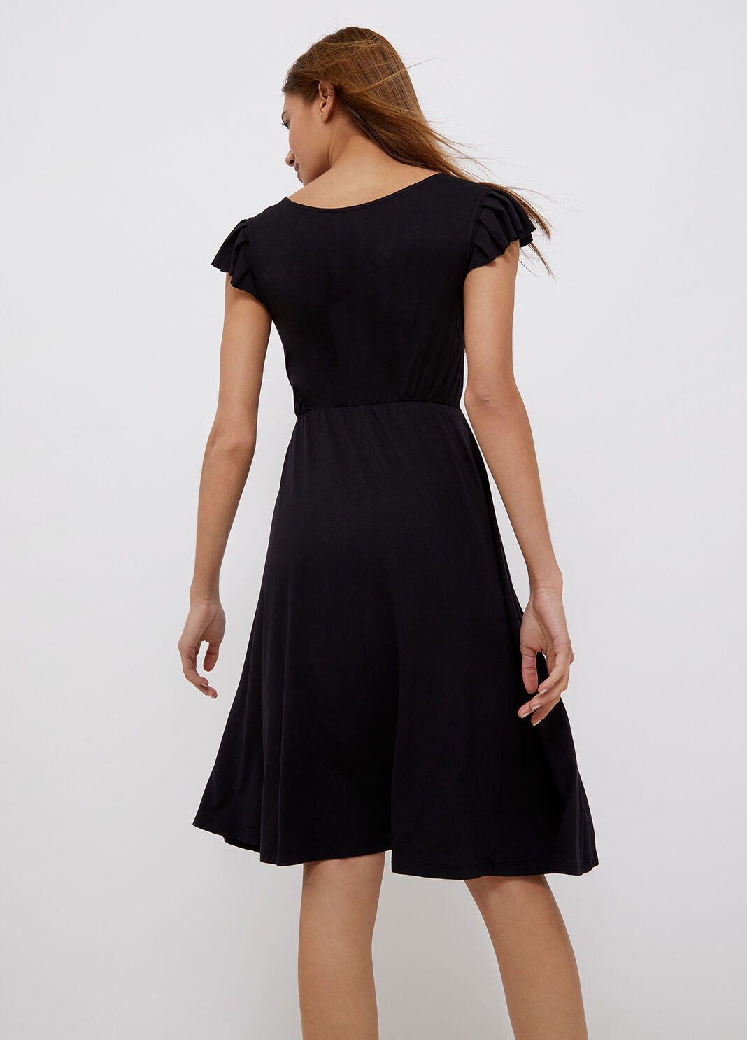 Платье миди с логотипом чёрный Liu Jo - large image number 1