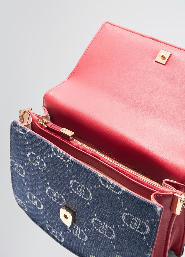 Small jacquard crossbody bag dark denim Liu Jo - large image number 6 Small jacquard crossbody bag dark denim Liu Jo - large image number 6