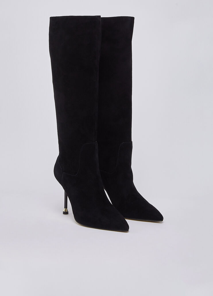 Knee-high boots in suede black Liu Jo - medium