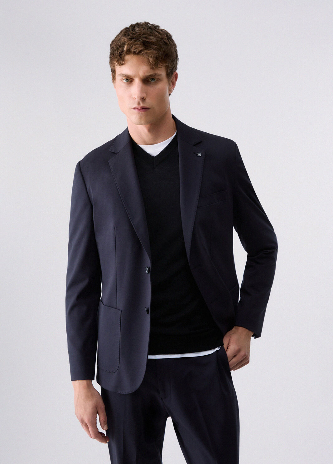 Blazer avec Poches bleu fonc&eacute; Liu Jo - large image number 0