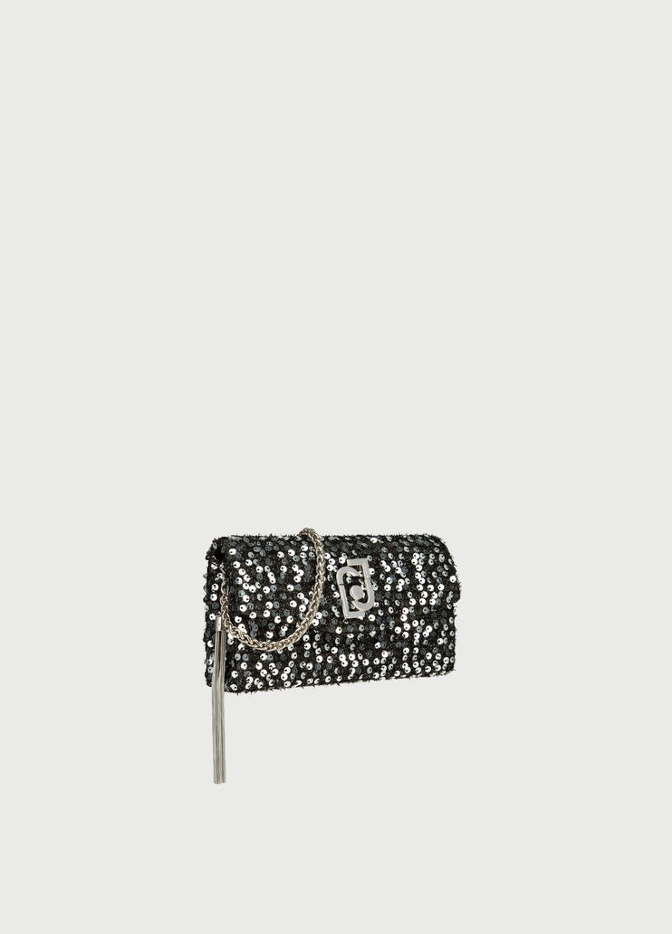 Clutch with sequins  Silver Liu Jo - large image number 1