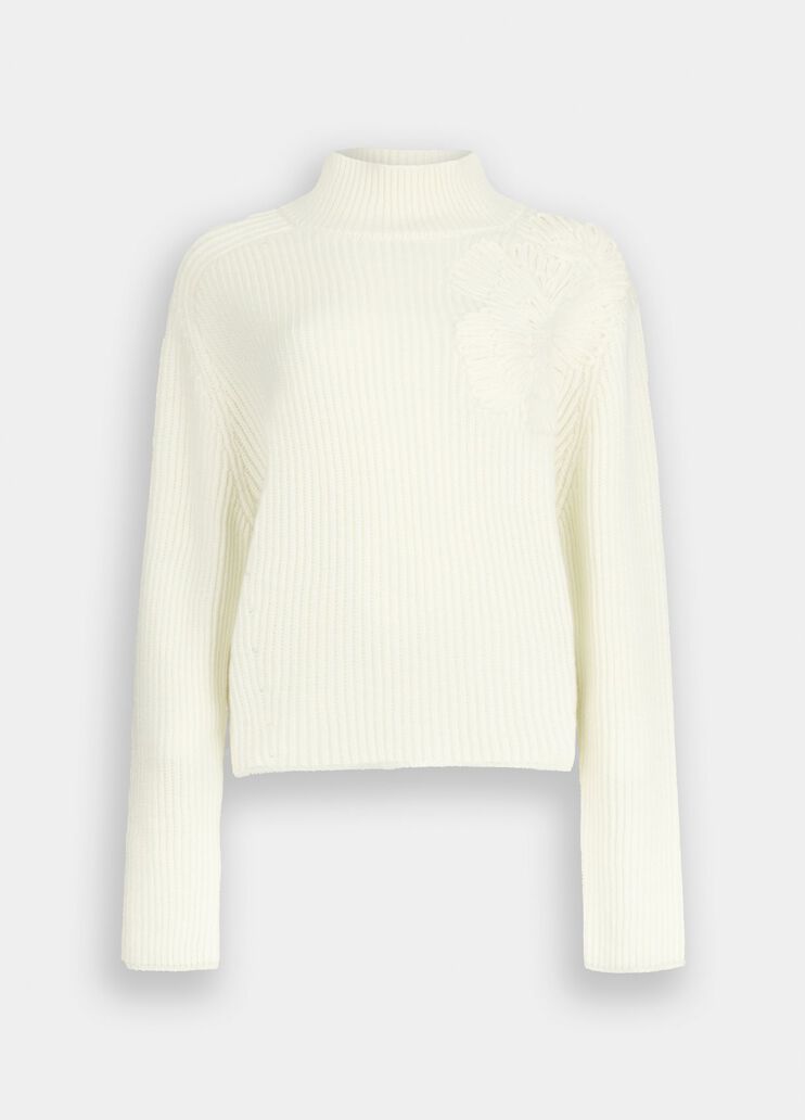 Pull en laine  blanc Liu Jo - large image number 6