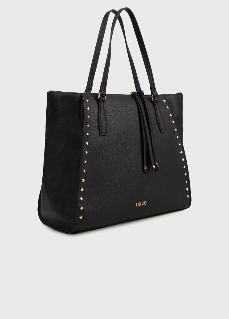 Shopping bag with stars Black Liu Jo - large image number 2 Shopping bag with stars Black Liu Jo - large image number 2