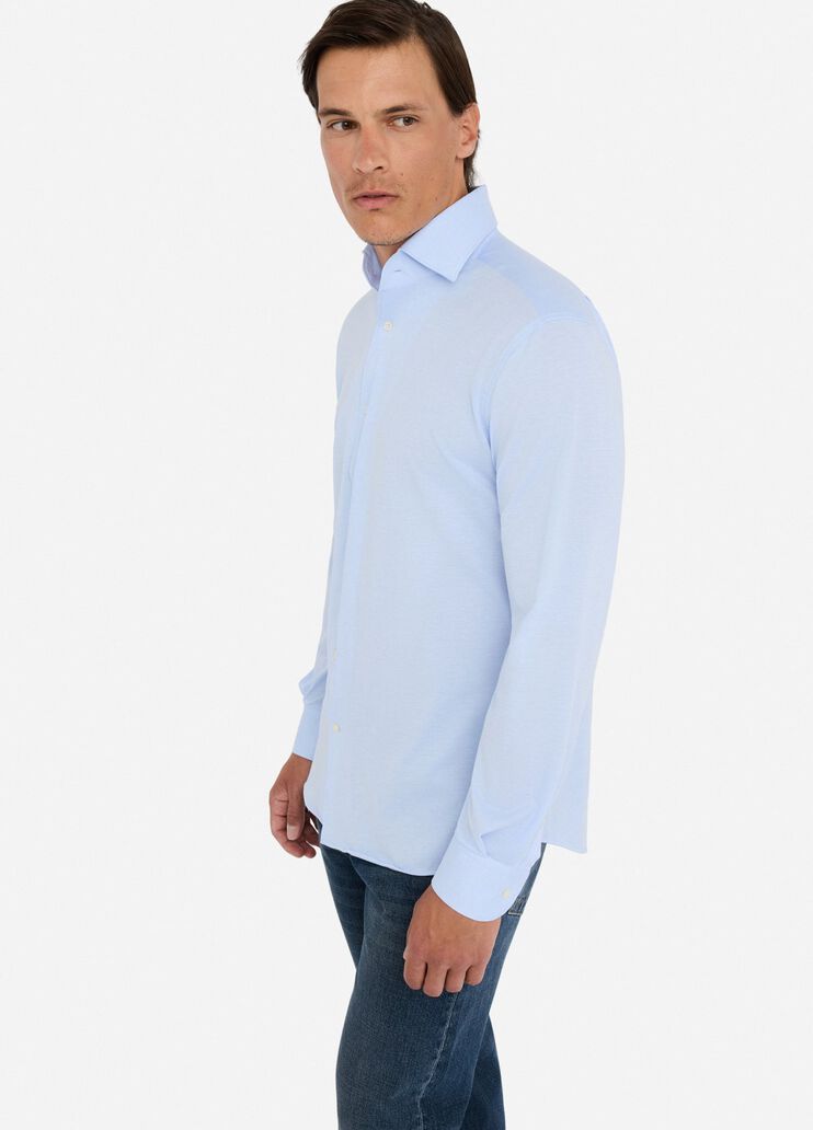 Chemise en coton bleu clair Liu Jo - large image number 3