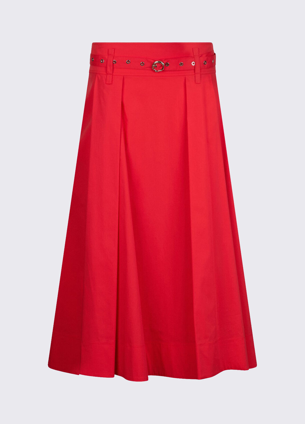 Poplin midi skirt red Liu Jo - large image number 6