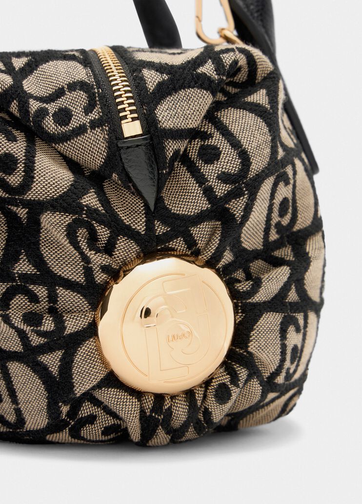 Sac jacquard petit format tabac Liu Jo - large image number 4