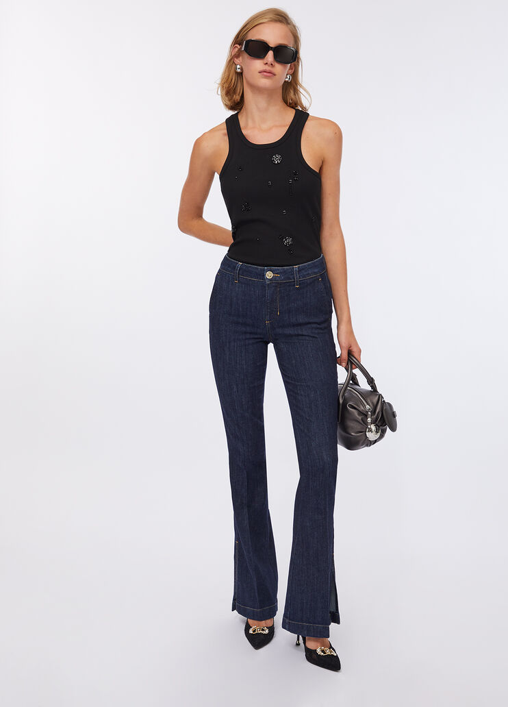 Vaqueros bootcut de talle alto denim azul Liu Jo - medium Vaqueros bootcut de talle alto denim azul Liu Jo - medium