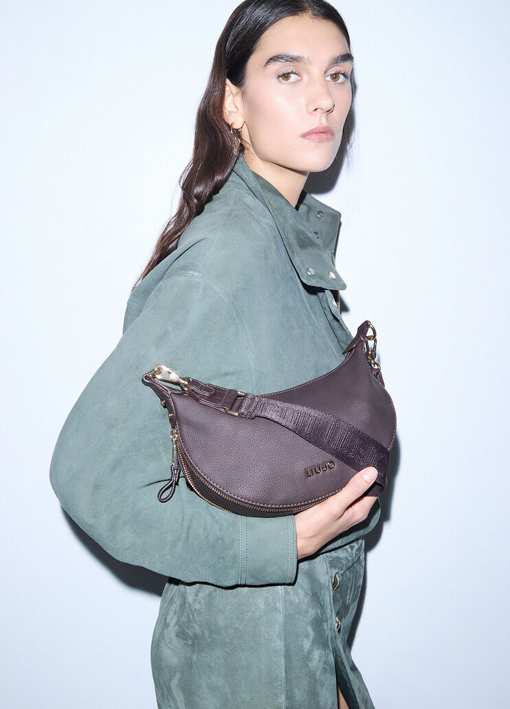 Small hobo bag dark brown Liu Jo - medium