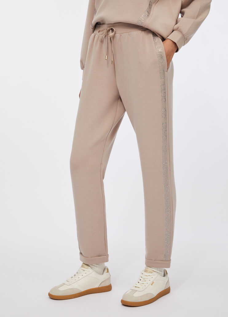 Jogginghose aus Scuba Champagner Liu Jo - large image number 0