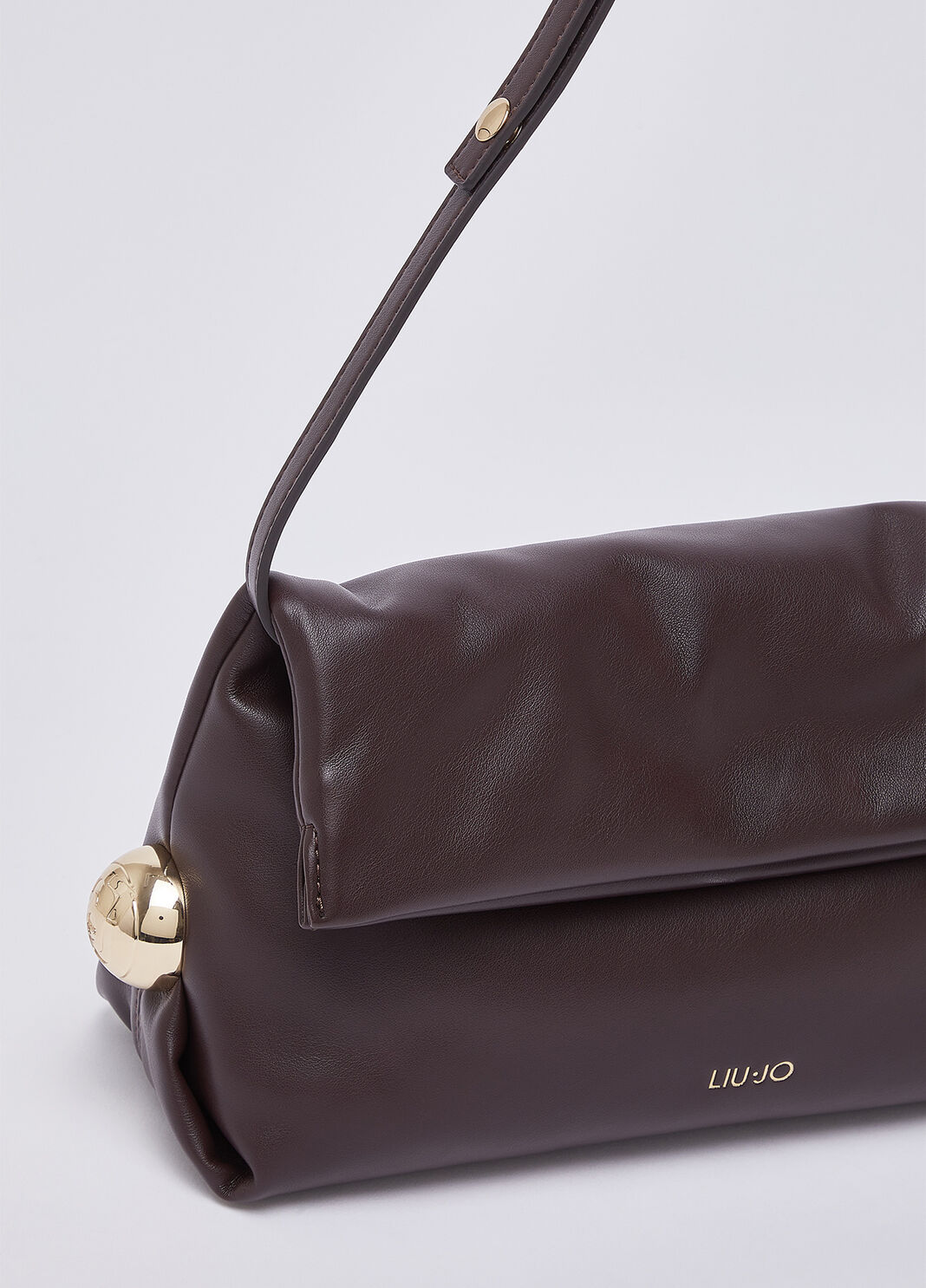 Sac &agrave; &eacute;paule Riccy moyen aubergine Liu Jo - large image number 4