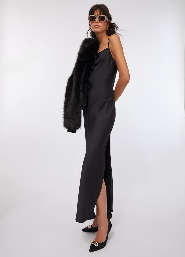 Festliches Satinkleid Schwarz Liu Jo - medium