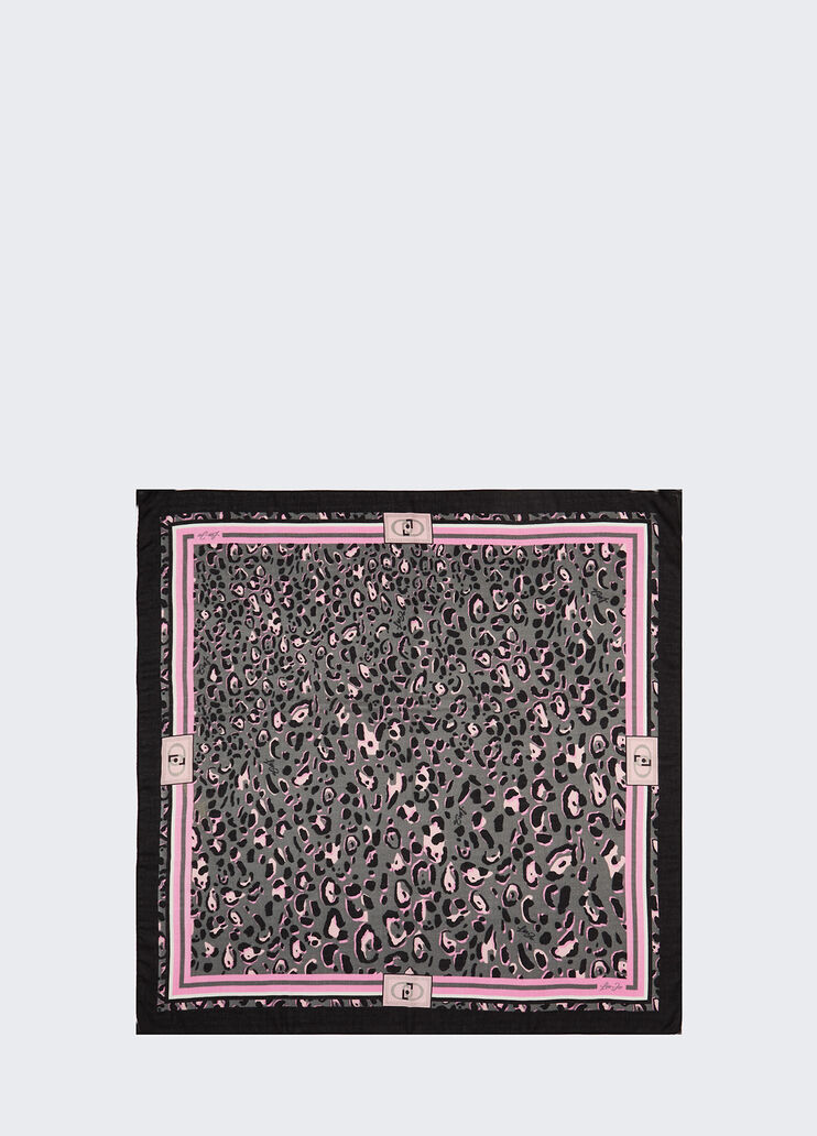 Pañuelo con estampado animal negro Liu Jo - large image number 3 Pañuelo con estampado animal negro Liu Jo - large image number 3