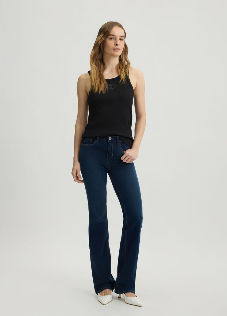 High-rise bootcut jeans blue denim Liu Jo - medium High-rise bootcut jeans blue denim Liu Jo - medium