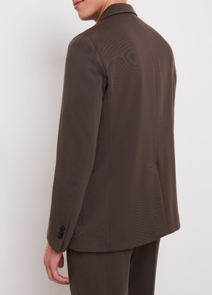 Regular fit single-breasted jacket dark brown Liu Jo - large image number 1