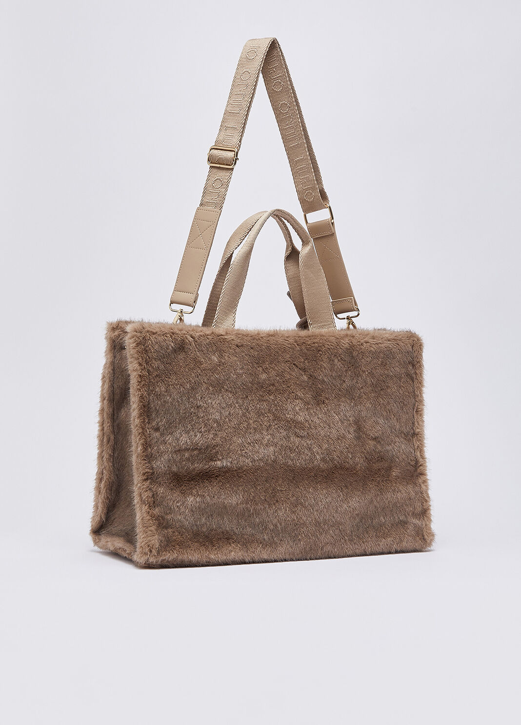 Bag tote large in teddy beige Liu Jo - large image number 3
