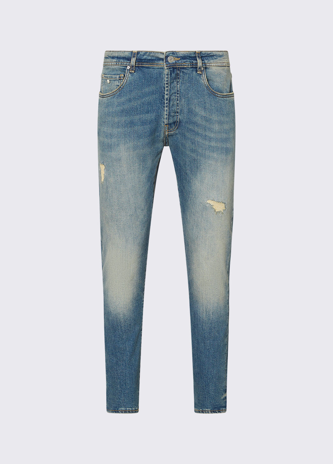 Jeans coupe fusel&eacute;e denim bleu Liu Jo - large image number 6