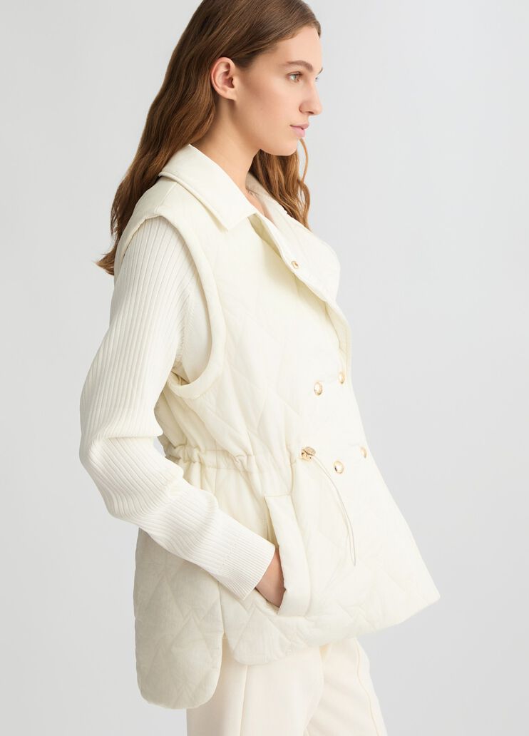 Quilted nylon coat white Liu Jo - large image number 3 Quilted nylon coat white Liu Jo - large image number 3