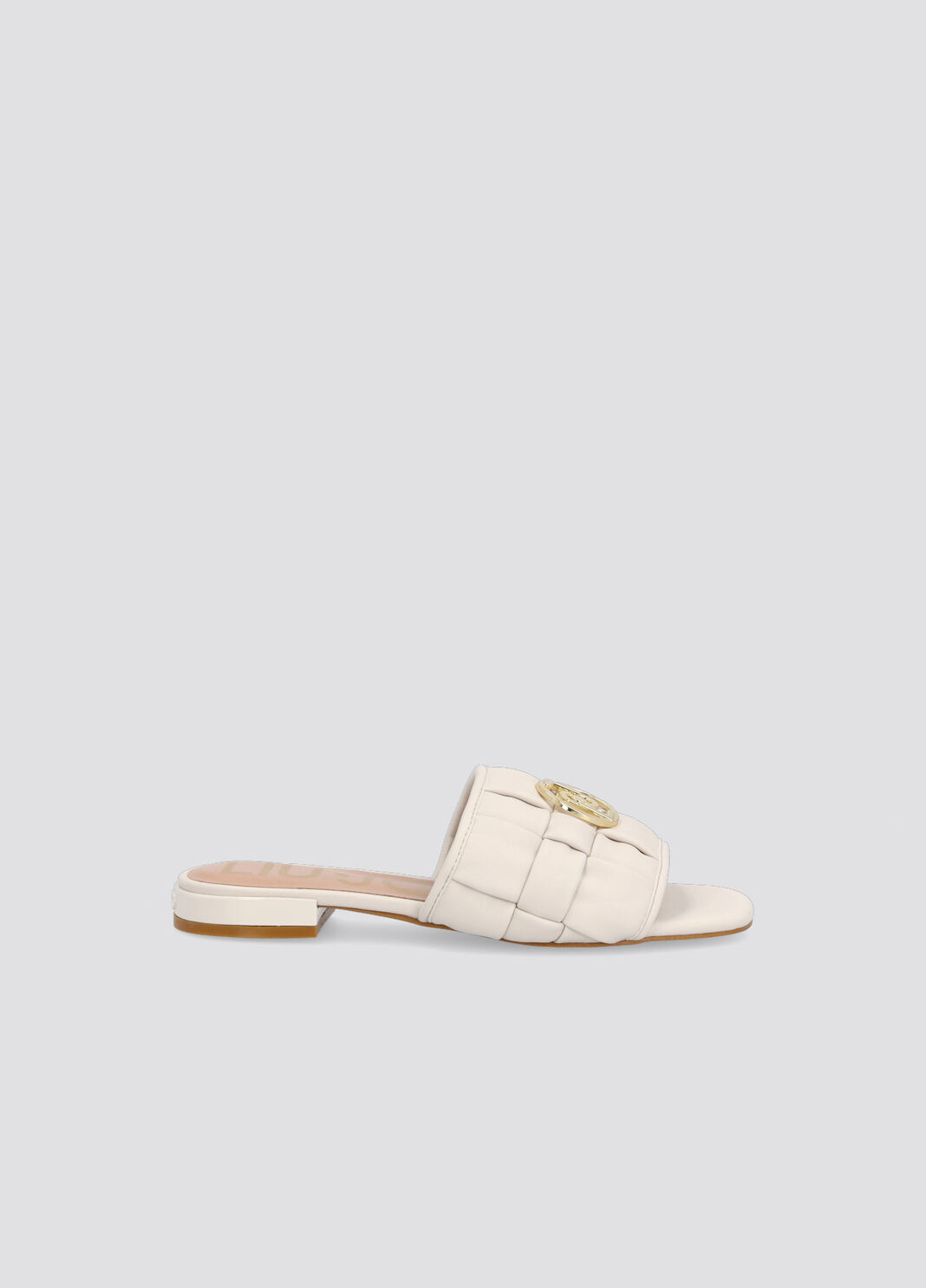 Flat braided sandals Milk white Liu Jo - large image number 0