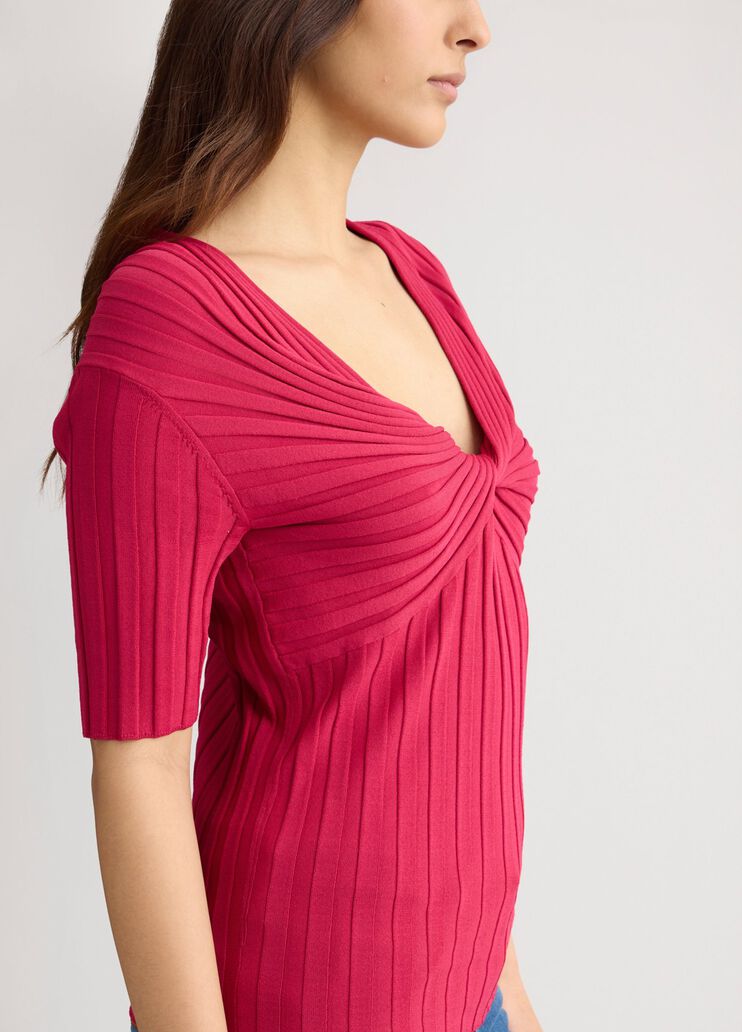 Knit top pink Liu Jo - large image number 3 Knit top pink Liu Jo - large image number 3