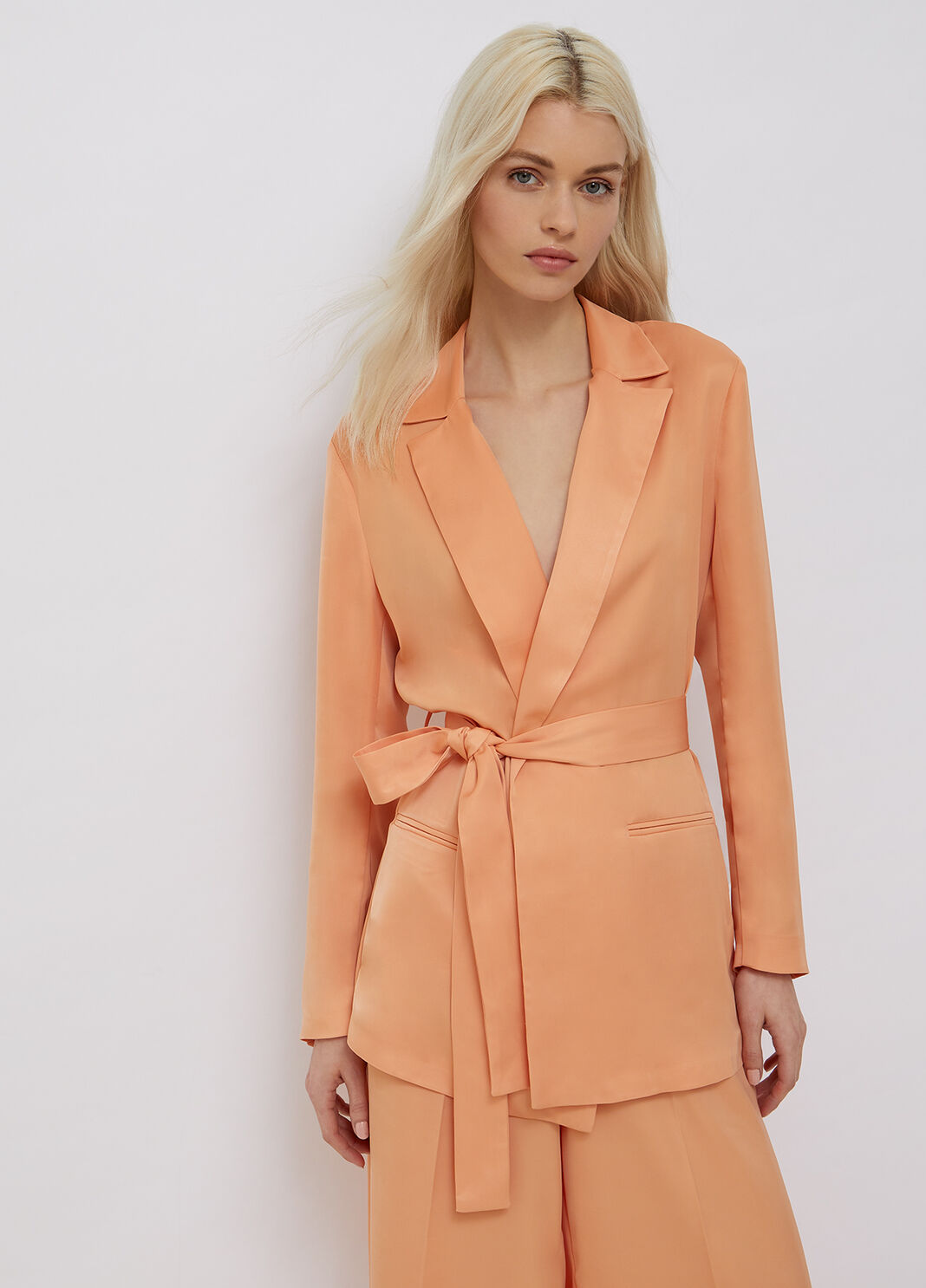 Атласная куртка с ремнём закат Liu Jo - large image number 0