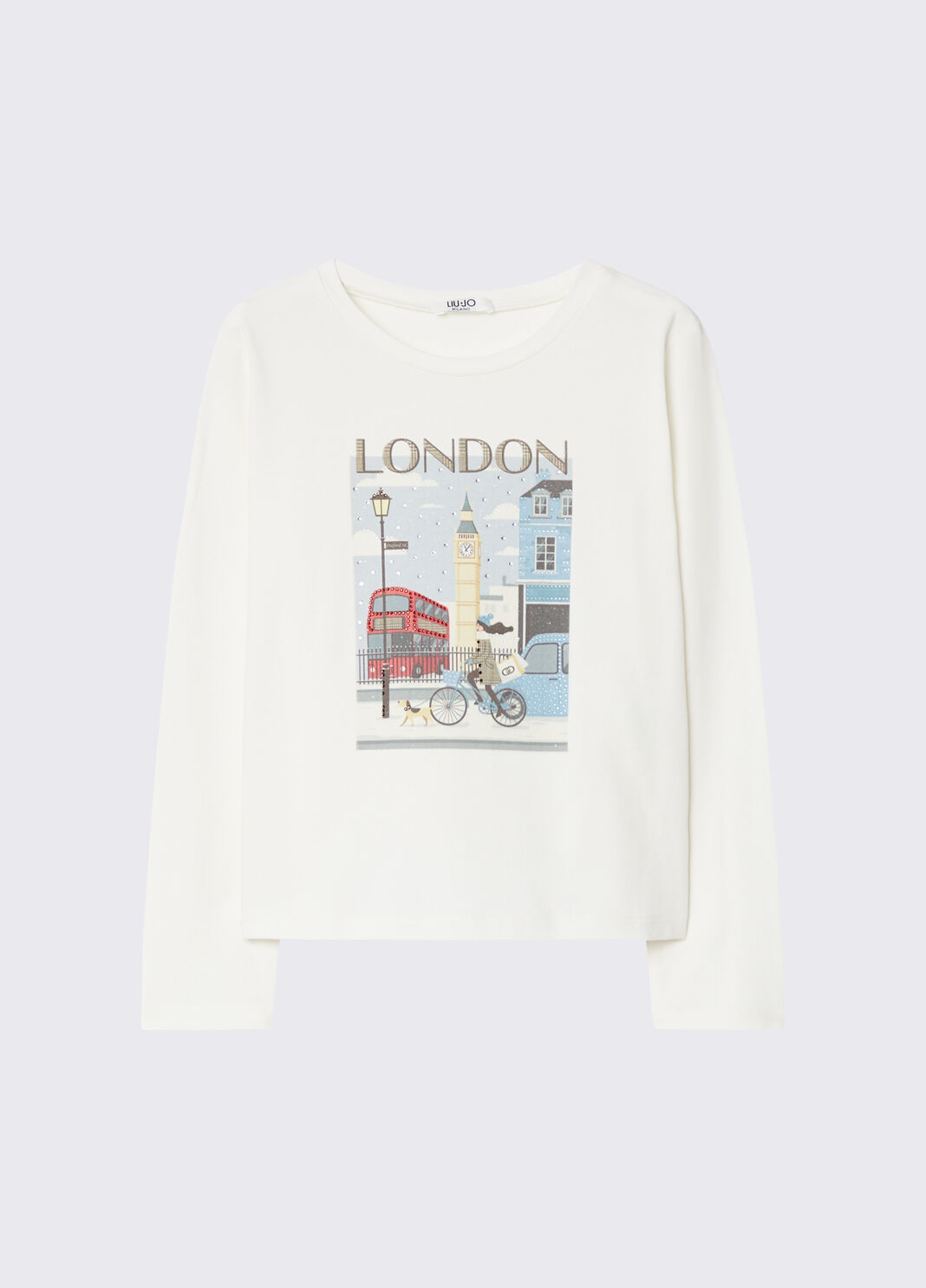 T-shirt из джерси с принтом  Liu Jo - large image number 0