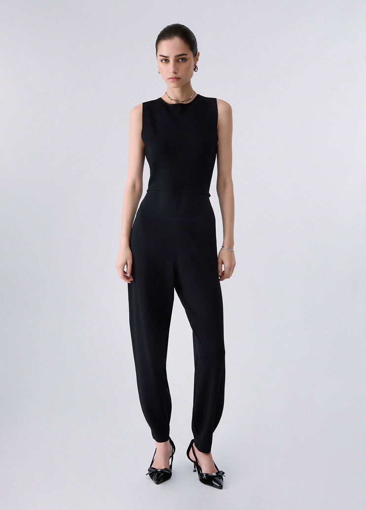Long knitted jumpsuit black Liu Jo - medium