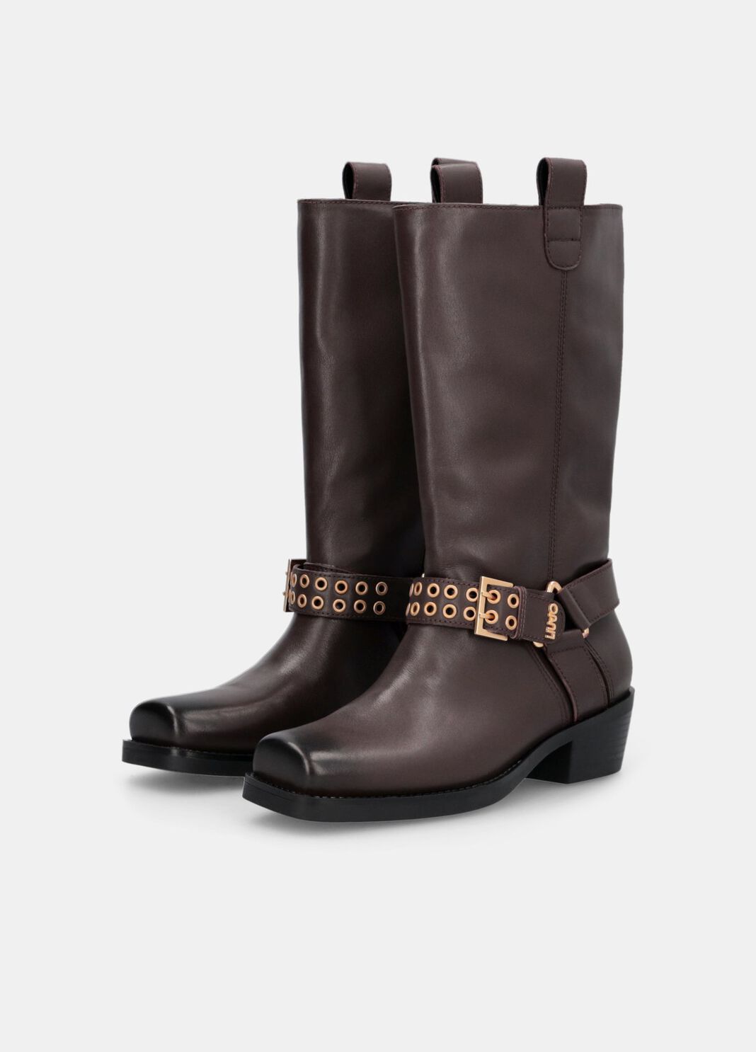 Leather Texan Boots black Liu Jo - large image number 2