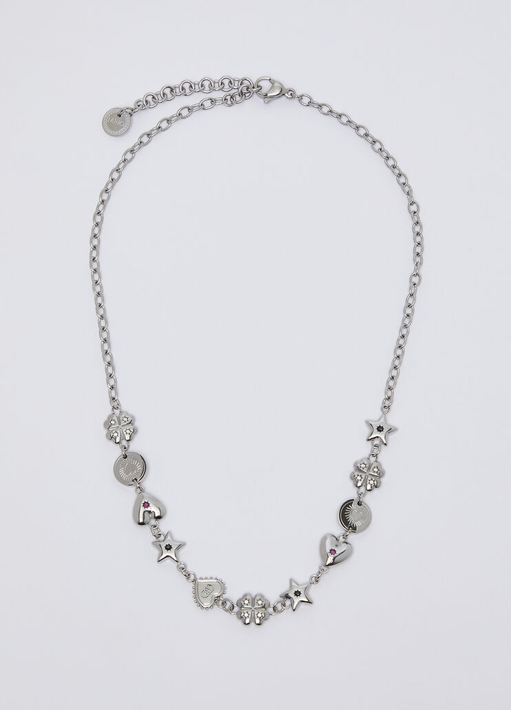 Charm Necklace silver Liu Jo - medium