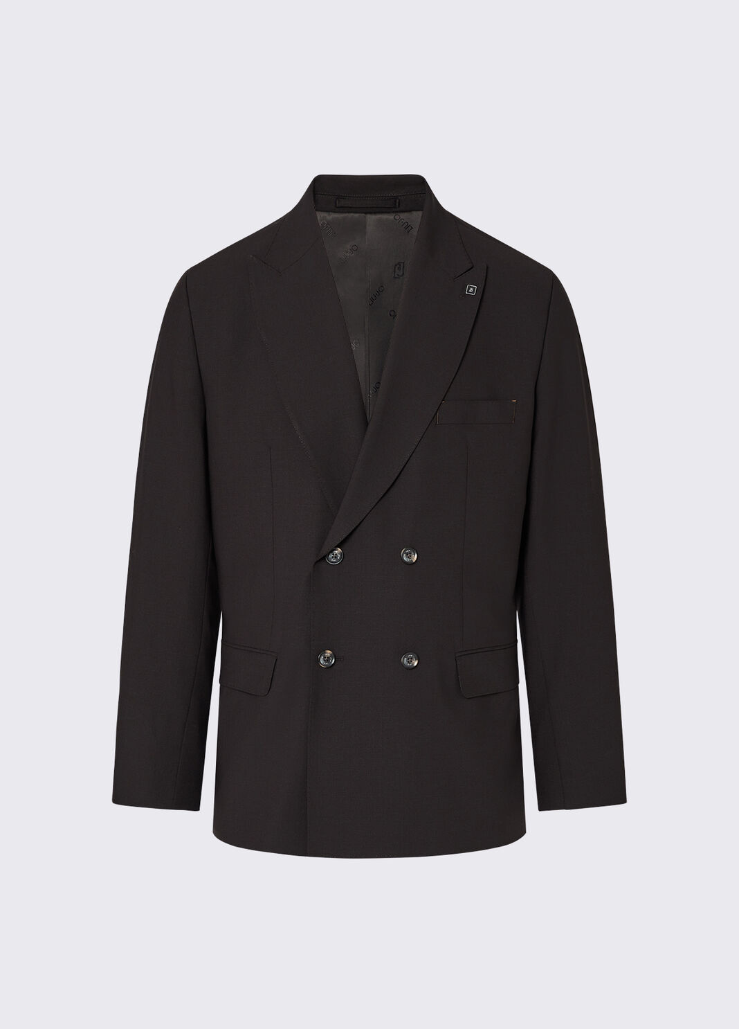 Doppelreihige Jacke aus Wollmischung braun Liu Jo - large image number 6