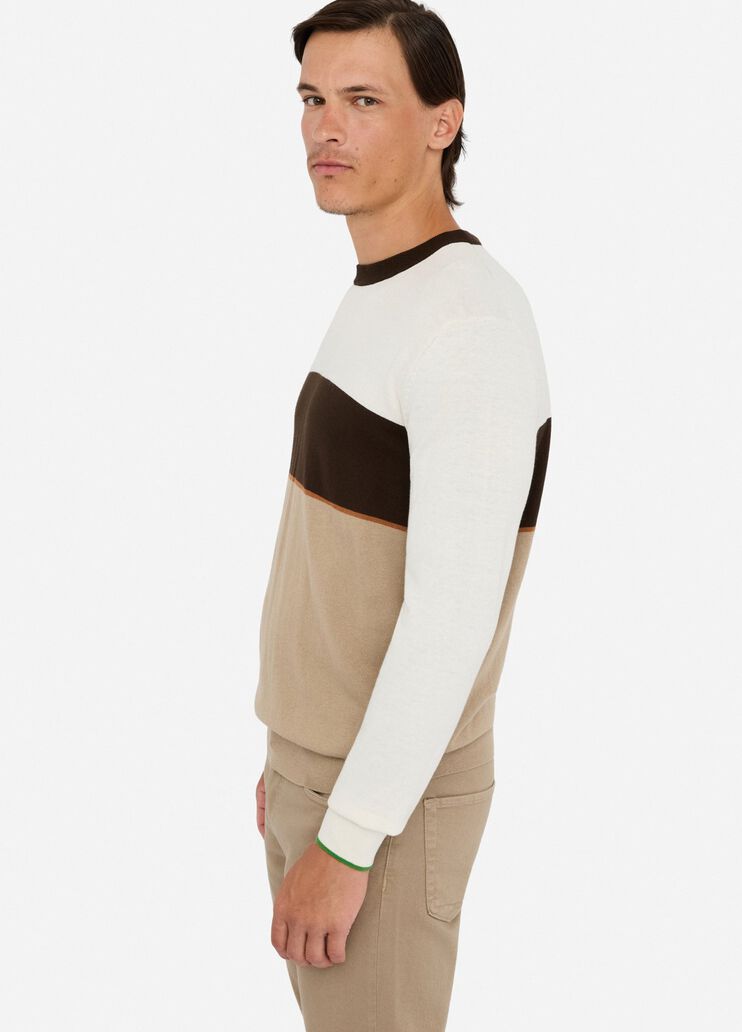 Maglia in cotone e seta marrone Liu Jo - large image number 3