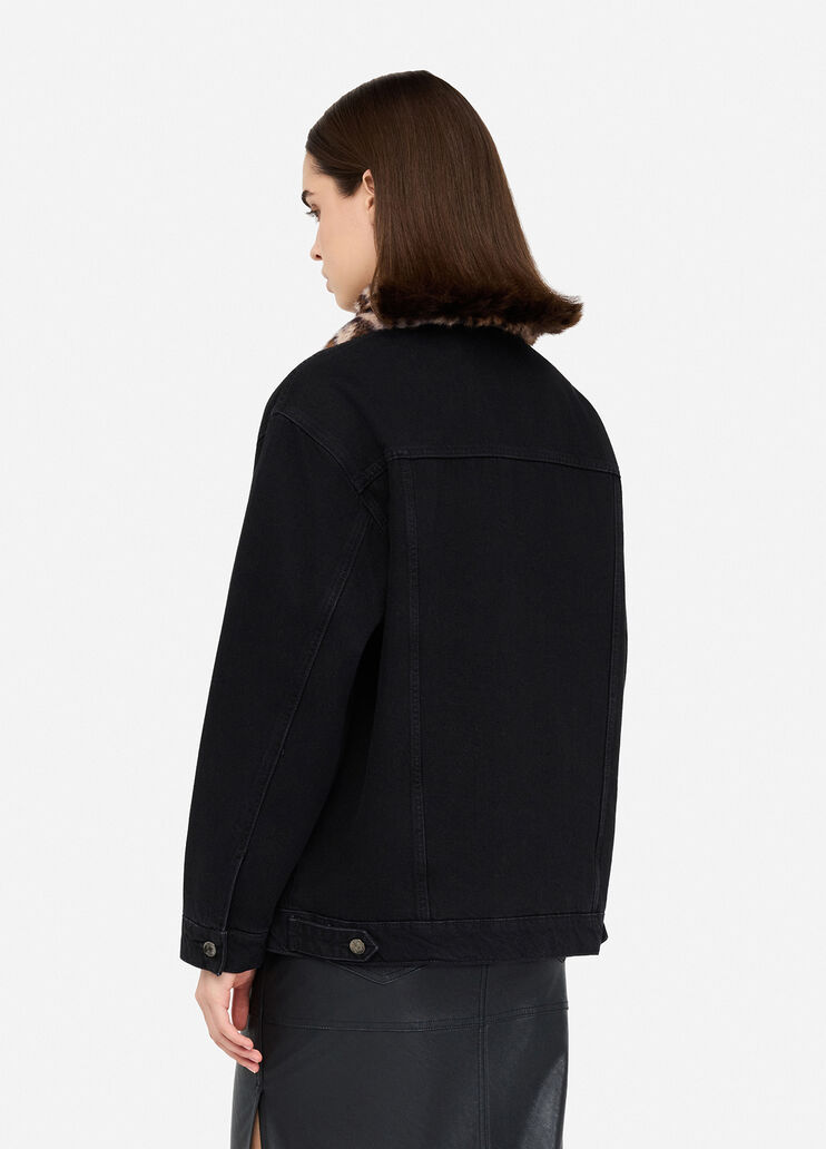 Jeansjacke Denim-Schwarz Liu Jo - large image number 1