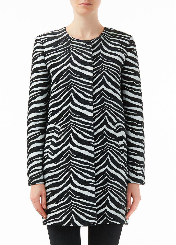 Zebra print coat Zebra stripes Liu Jo - large image number 0