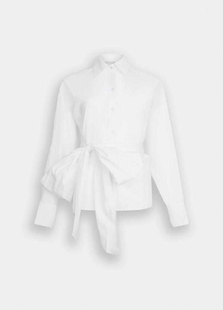 Bluse mit Schmuckstickerei Weiß Liu Jo - large image number 6