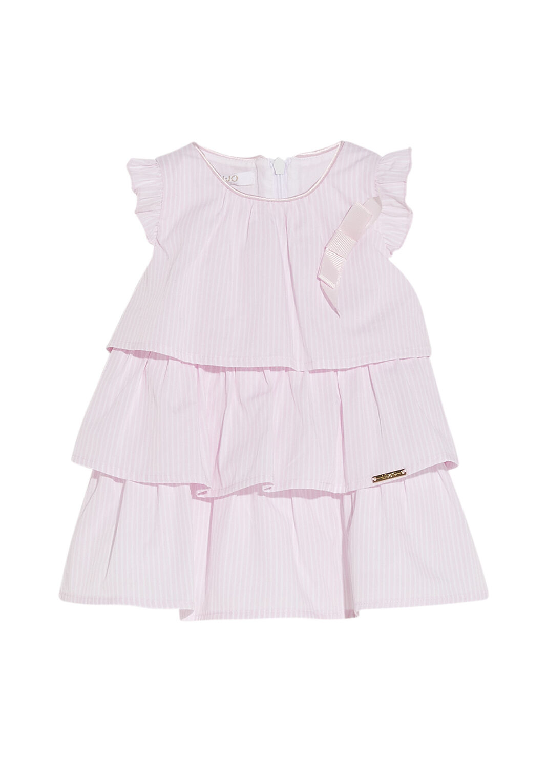 Infant dress with ruffles white/light pink Liu Jo - large image number 0