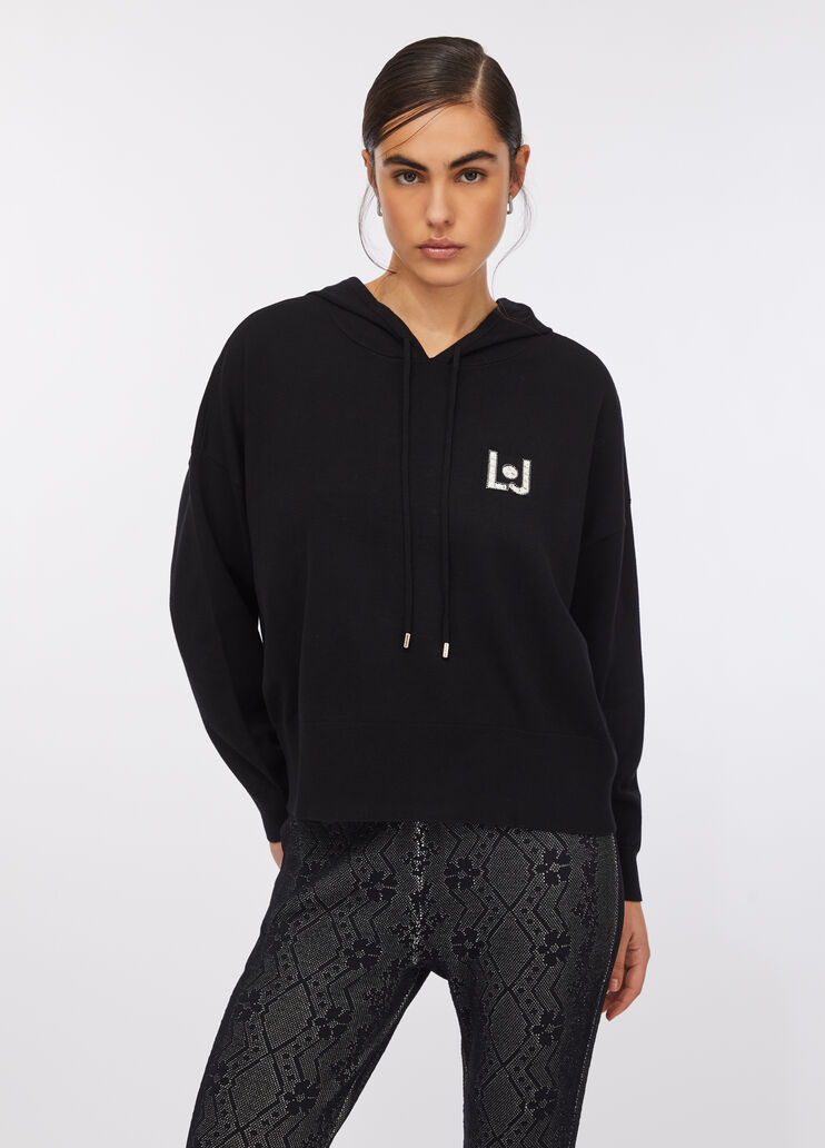 Knit sweatshirt black Liu Jo - medium
