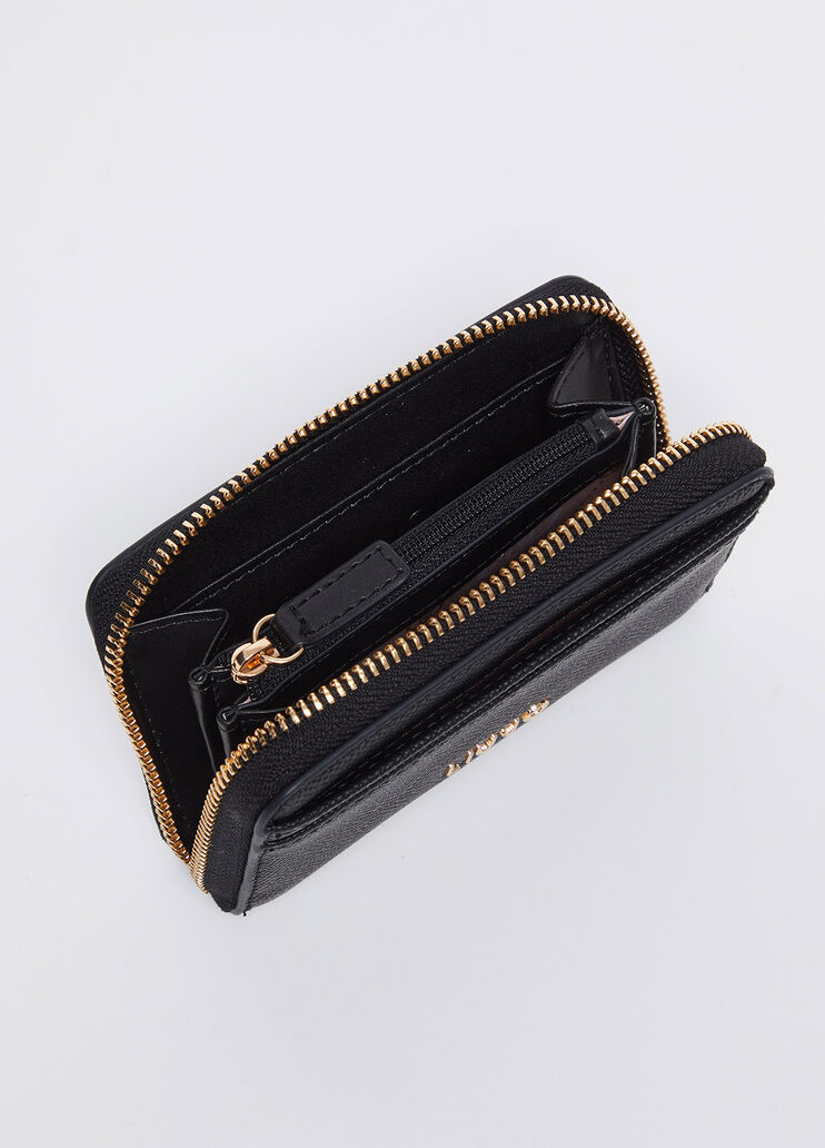 Small zip-around purse  black Liu Jo - large image number 3 Small zip-around purse  black Liu Jo - large image number 3
