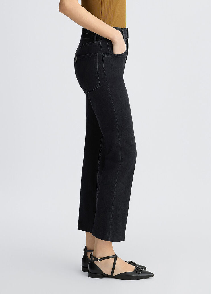 High-rise bootcut jeans black denim Liu Jo - large image number 3 High-rise bootcut jeans black denim Liu Jo - large image number 3