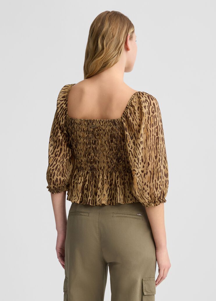 Animal-print top animal print Liu Jo - large image number 1 Animal-print top animal print Liu Jo - large image number 1