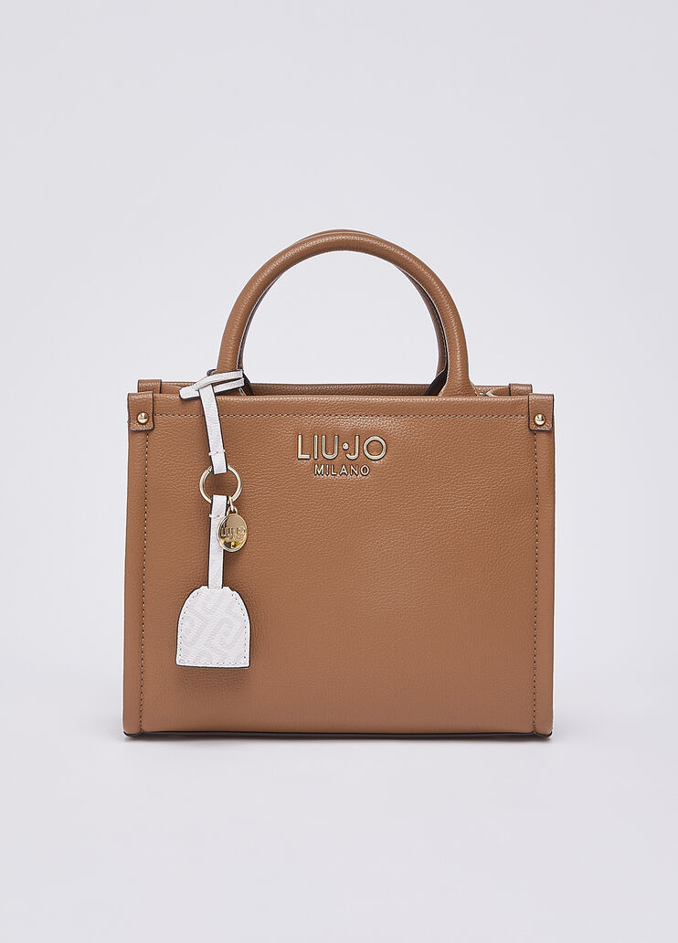 Kleine Handtasche mit Anh&auml;nger braun Liu Jo - medium
