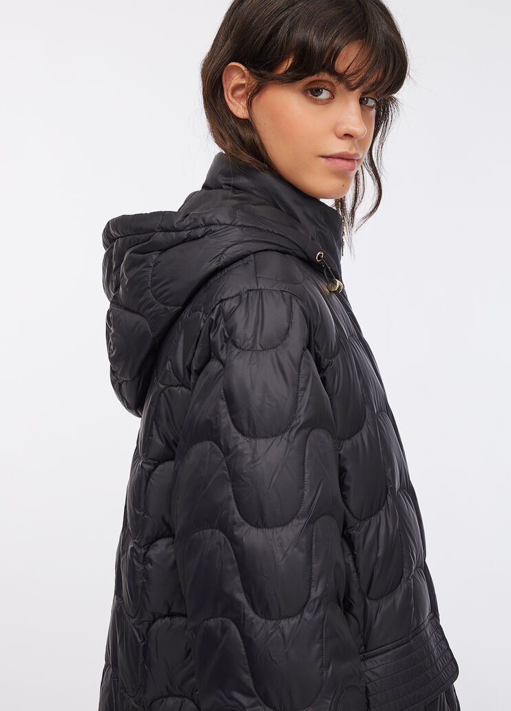 Kurzer gestepper Nylonmantel Schwarz Liu Jo - large image number 3