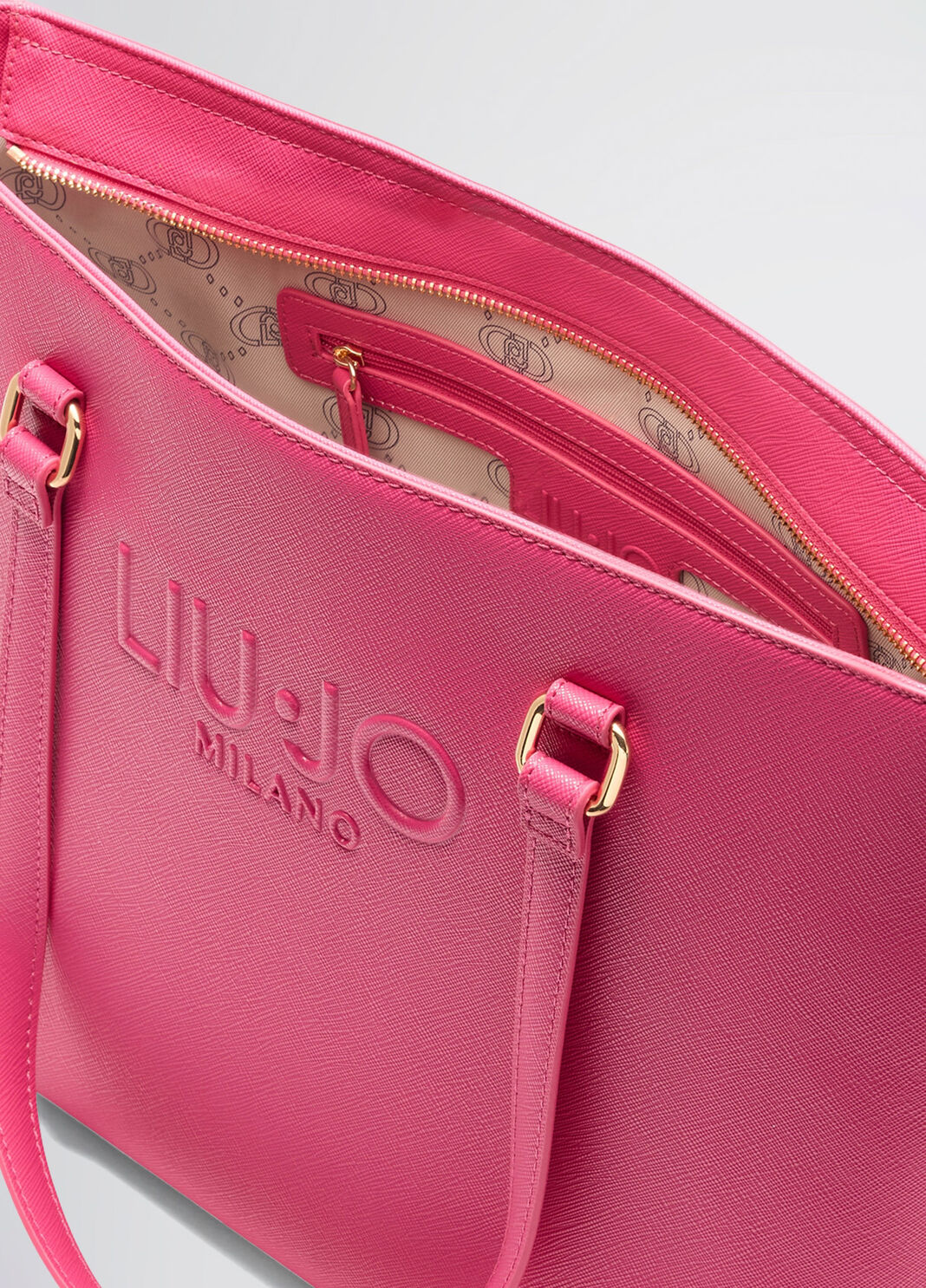 Medium tote bag bright pink Liu Jo - large image number 6