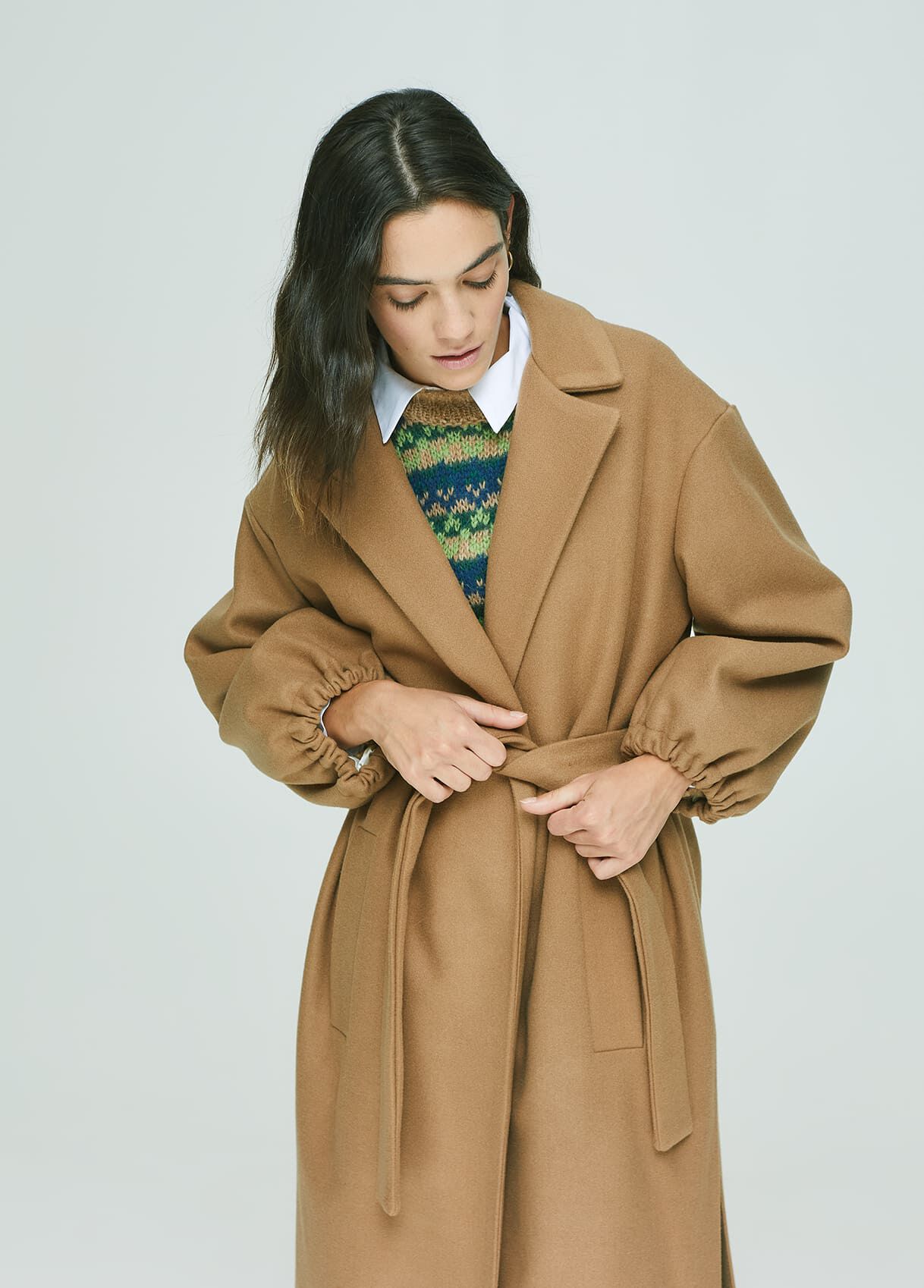 camel coat belt