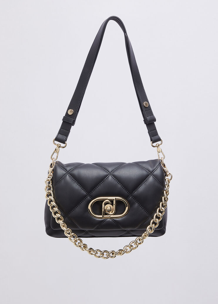 Medium quilted LaPuffy bag black Liu Jo - medium