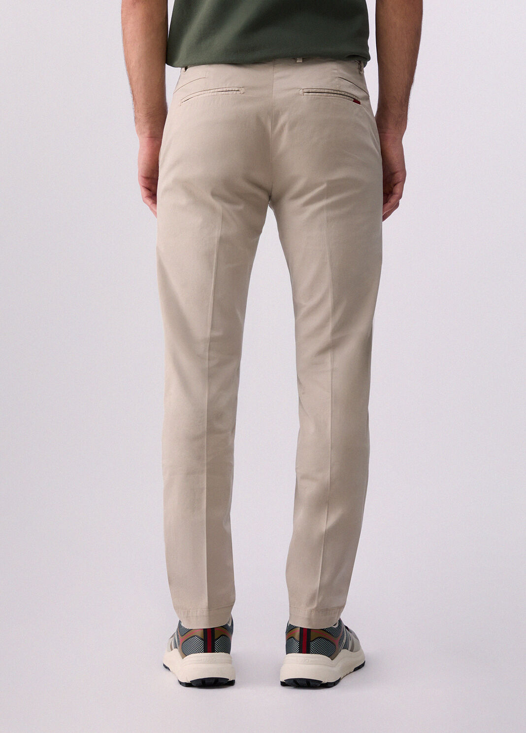 Chinohose aus Satin Beige Liu Jo - large image number 1