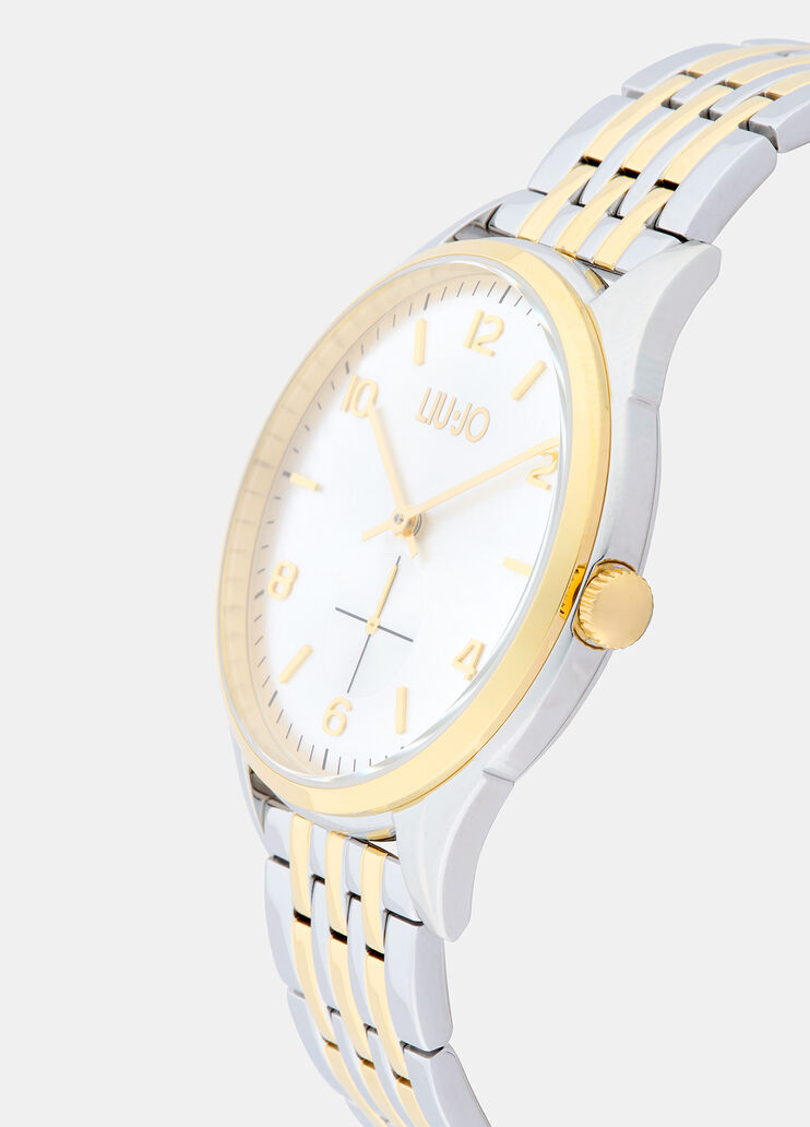 Two-tone steel watch silver/gold Liu Jo - medium