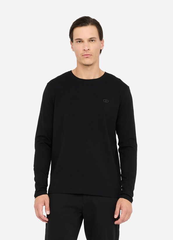 T-shirt in cotone nero Liu Jo - large image number 0