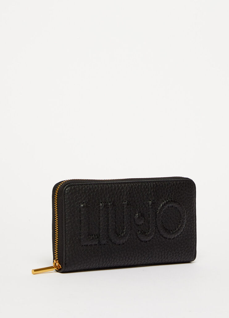 Eco-friendly zip-around wallet black Liu Jo - large image number 1