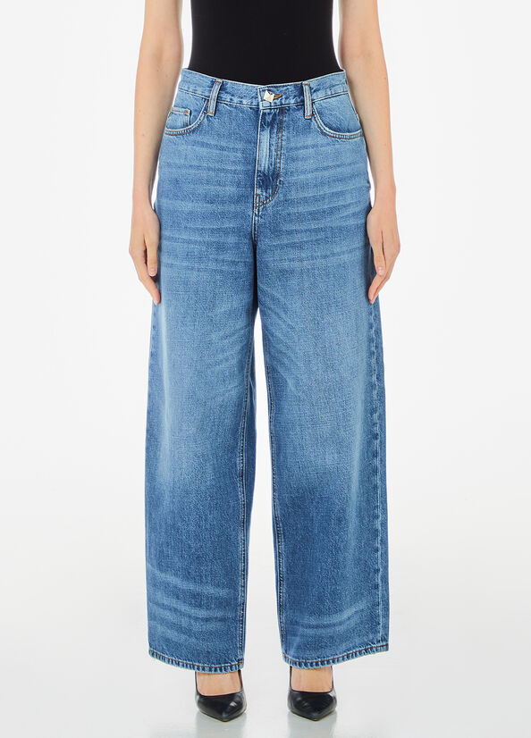 Boyfriend jeans blue denim Liu Jo - large image number 0